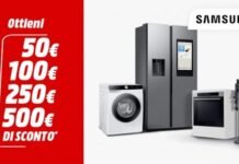 MediaWorld, ecco i Samsung Days: fino a 500 di sconto sugli elettrodomestici