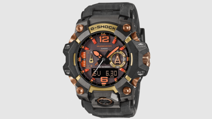Casio G-Shock Mudmaster Magma Gold, l’edizione limitata ispirata ai vulcani