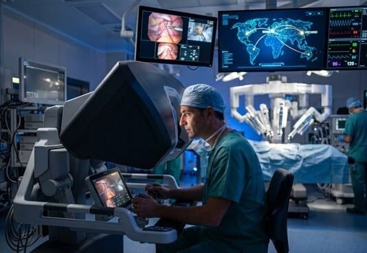 Chirurgia robotica da record: medico opera a Pechino da Roma